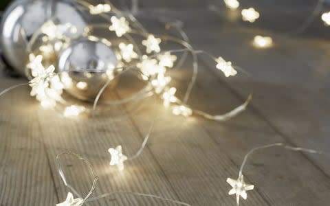 Star Fairy Lights - Credit: The White Company