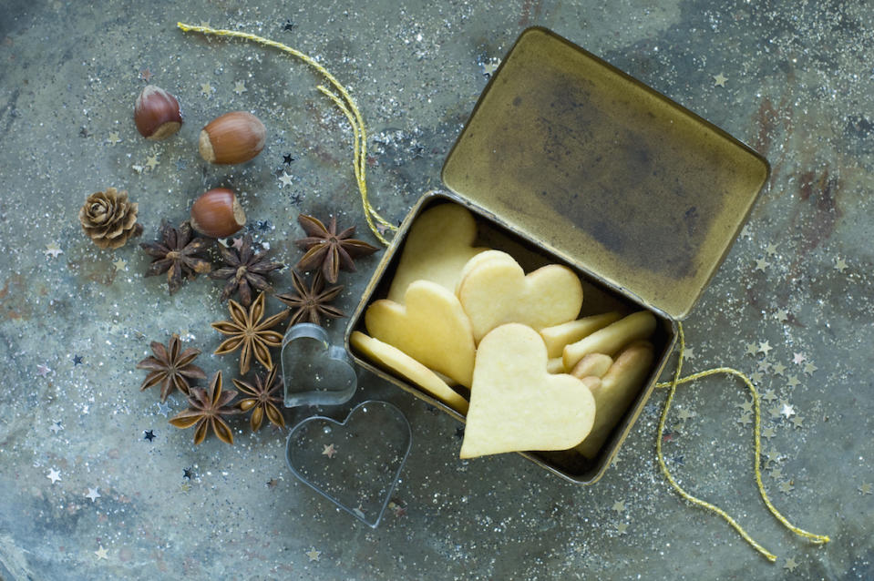 Weihnachtsplätzchen lagert man am besten in einer Dose aus Blech. (Symbolbild: Getty Images)