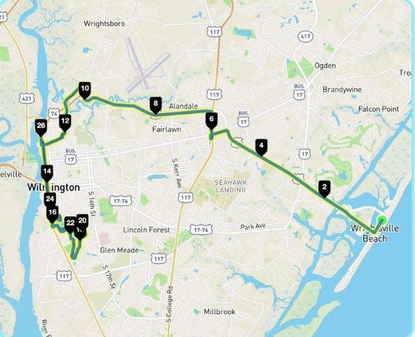 The 2024 Wilmington Marathon race course features a few changes from last year.