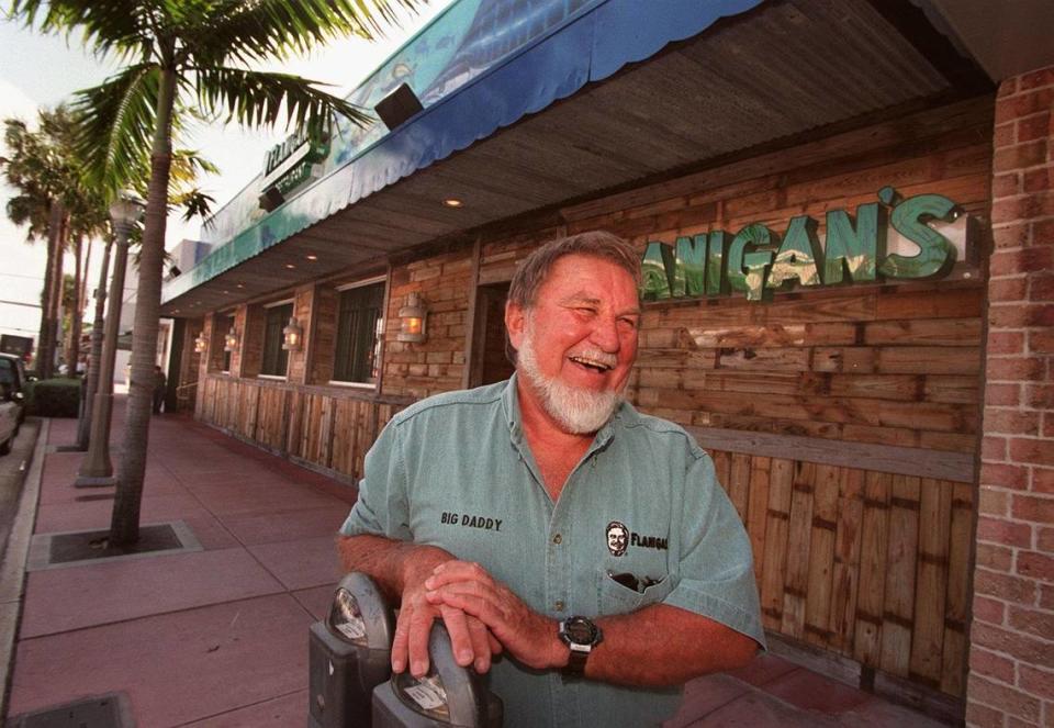 In 1998, Joseph “Big Daddy” Flanigan in Surfside.