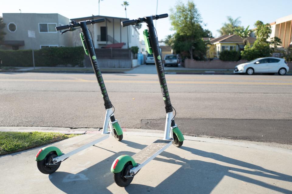 Lime scooters. Source: Getty Images (file pic)
