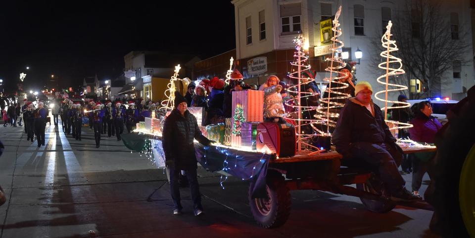 The Holiday Parade will pass through downtown Kewaunee the night of Nov. 19 as part of the Christkindlmarkt weekend.