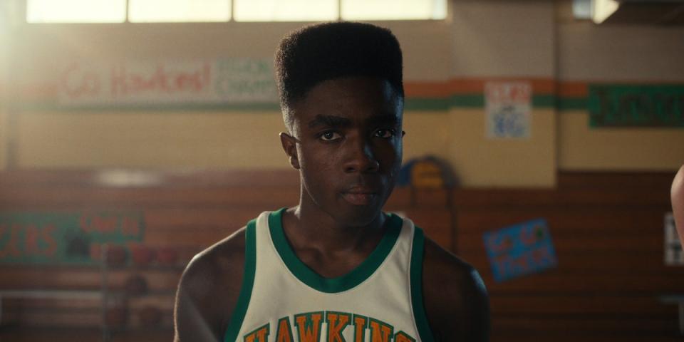 Caleb McLaughlin on Stranger Things (Courtesy of Netflix)