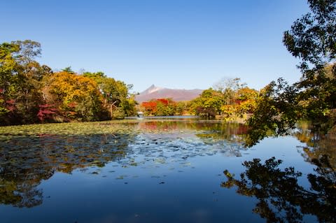 Lake Onuma in Japan - Credit: AP