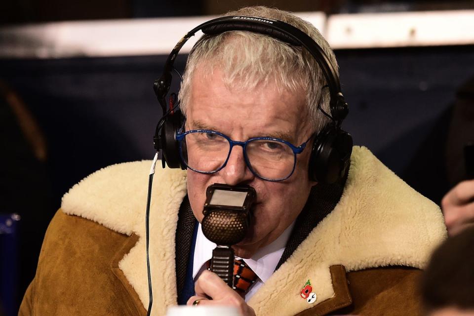 John Motson has died aged 77 (Adam Davy/PA) (EMPICS Sport)