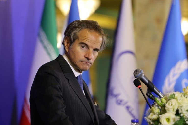 Rafael Grossi, durante la rueda de prensa que dio el 7 de mayo de 2024 en la ciudad iraní de Isfahán (Atta Kenare)