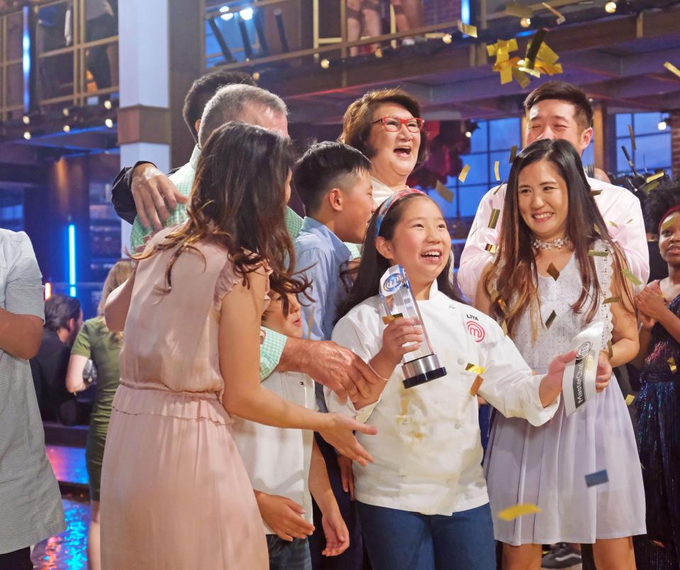 Liya Chu wins the 'MasterChef Junior' title on season eight of the FOX reality show. The traveling show will come to The Grand in Wilmington on Saturday.