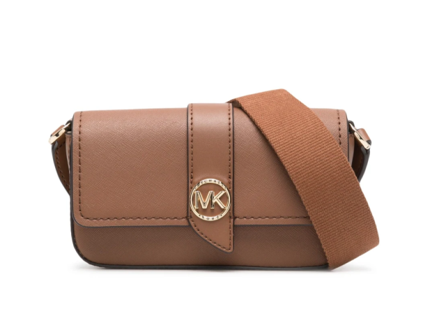 Michael Michael Kors Greenwich Foldover Shoulder Bag Brown