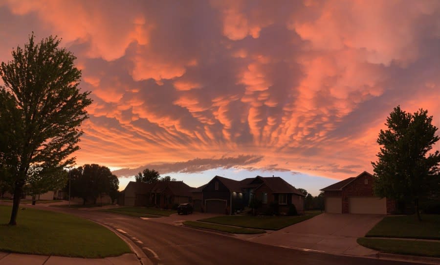 Andover sunset on April 30, 2024 (Courtesy: Mitchell Gee)