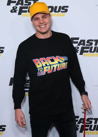 <p>Don Arnold/Getty</p> Johnny Ruffo arrives at the "Fast & Furious: Hobbs & Shaw" Australian Premiere on July 31, 2019 in Sydney, Australia.