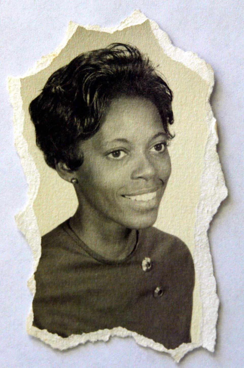 Yvonne Odom in a 1961 photo.