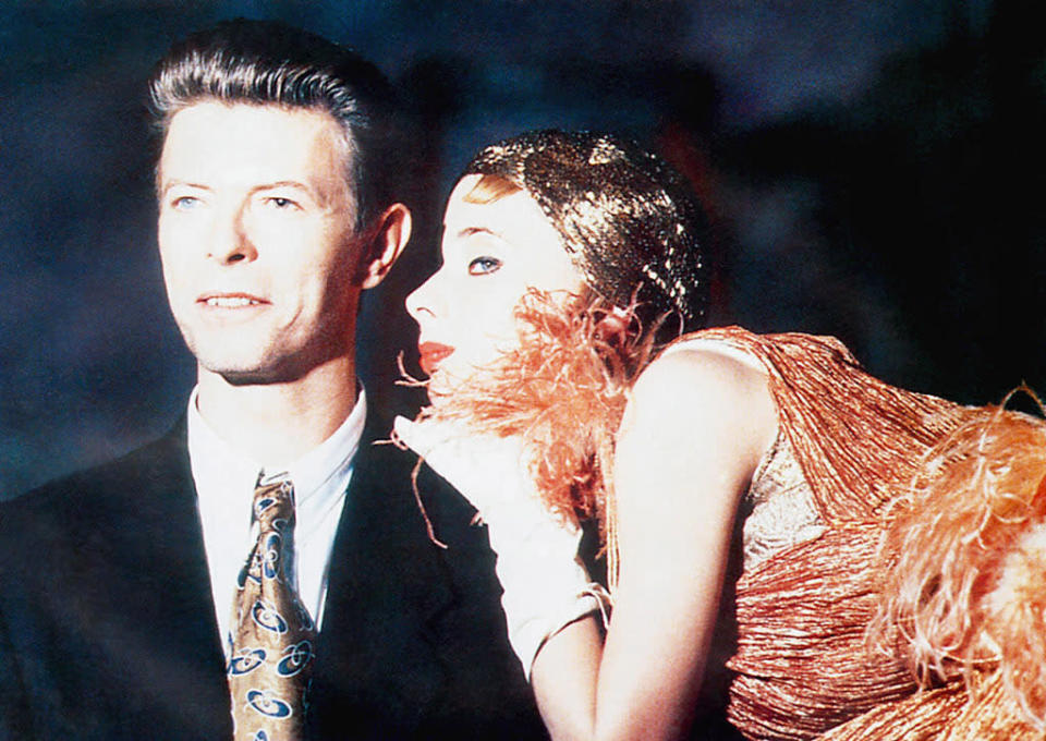 <p>Bowie tried his hand at being a rom-com leading man in this bizarro comedy, about two restaurant workers (Bowie and Rosanna Arquette) who develop a scheme to con money from their employers. (Photo: Everett Collection)</p>
