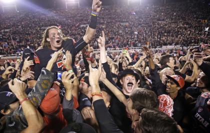 Travis Wilson and the Utes have fans in Salt Lake City riled up. (AP)