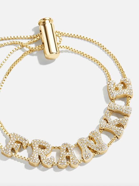 baublebar custom name bracelet