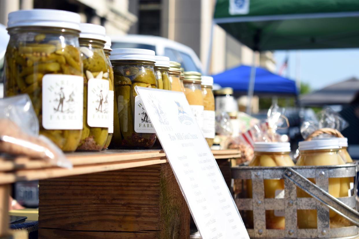 The spring farmers market will run from 11 a.m. to 1 p.m. on Saturdays at Weasel Boy Brewing.