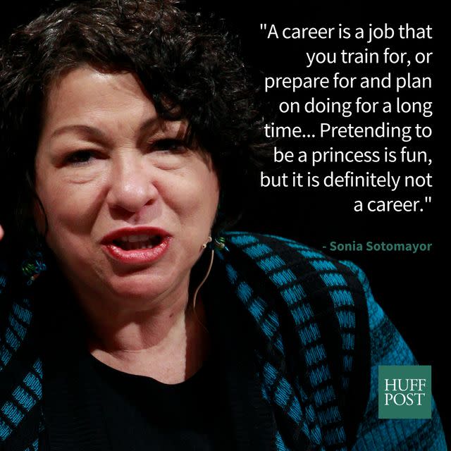 In 2012, U.S. Supreme Court Justice Sotomayor&nbsp;<a href="http://www.sesamestreet.org/" target="_hplink" data-beacon="{&quot;p&quot;:{&quot;mnid&quot;:&quot;entry_text&quot;,&quot;lnid&quot;:&quot;citation&quot;,&quot;mpid&quot;:5}}">stopped by &ldquo;Sesame Street</a>,"&nbsp;where she gave Abby Cadabby (and kids everywhere) some priceless career advice.