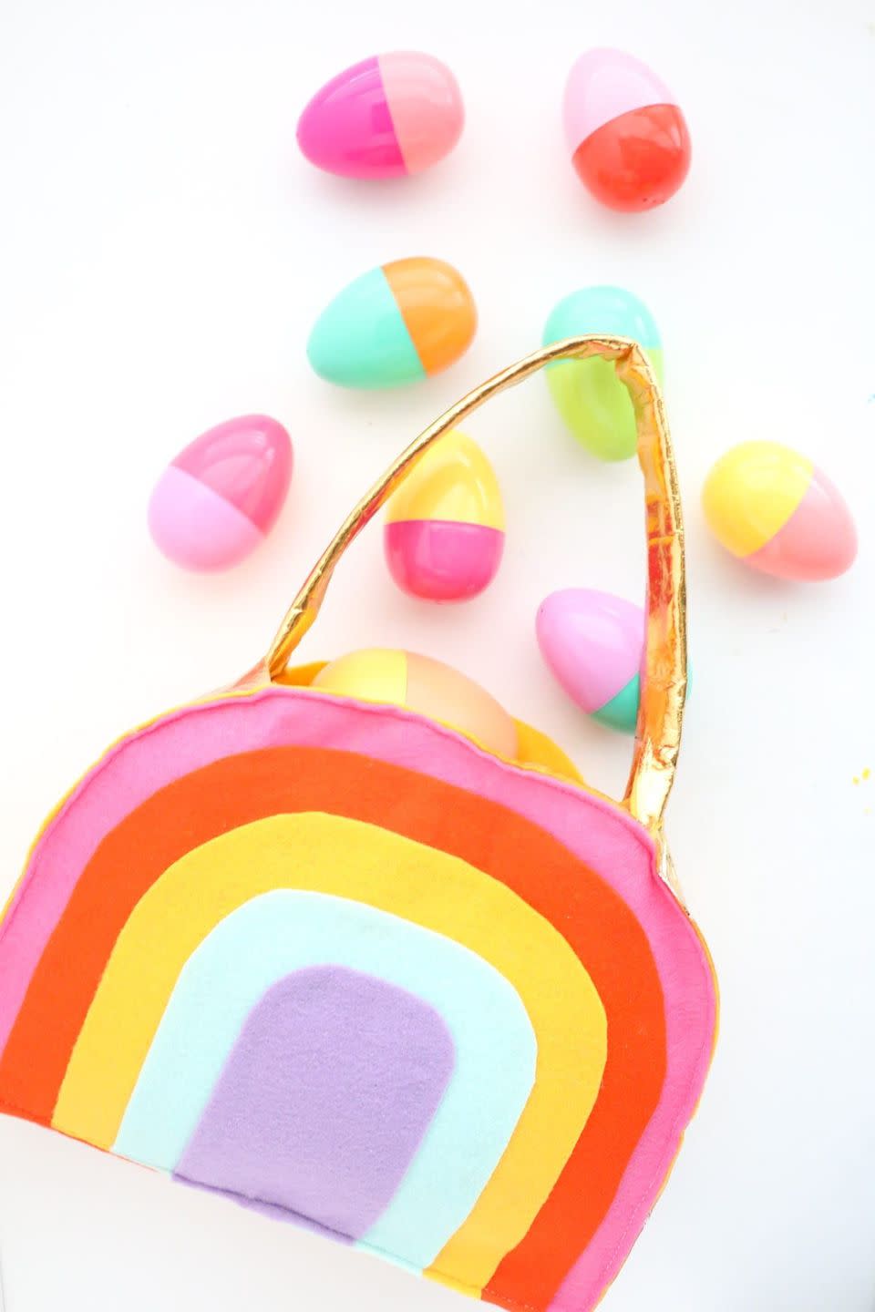 Rainbow Easter Basket