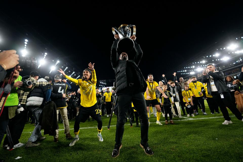 "It has been proven to be really difficult to stay at the top," Crew coach Wilfried Nancy said of his team's effort to defend the MLS Cup championship.