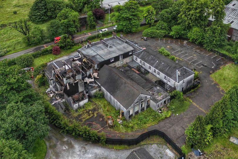 Fire at Dumbuck Hotel in Dumbarton, June 27 2024