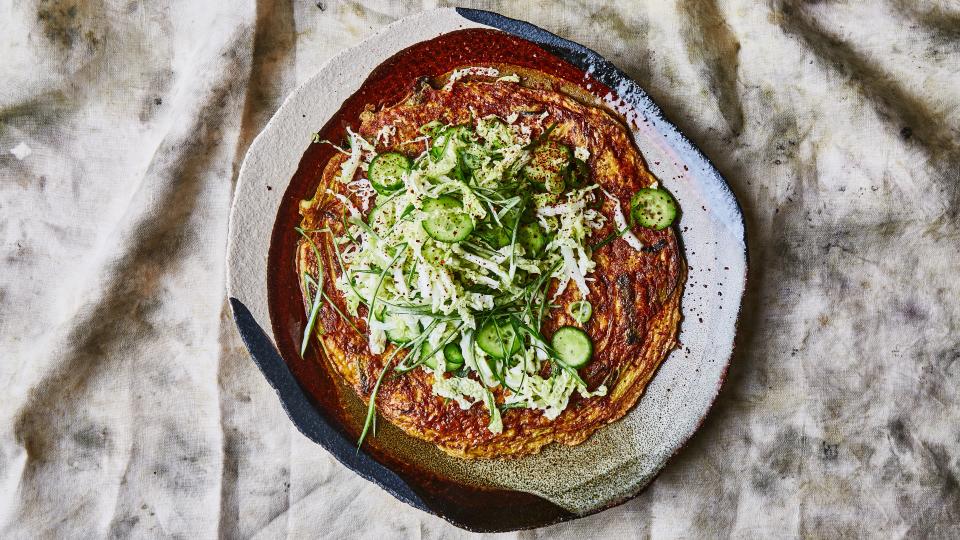 Eggplant and Cabbage Dinner Frittata