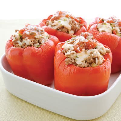 Slow Cooker Italian Stuffed Peppers