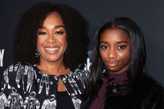 David Livingston/Getty From left: Shonda Rhimes with daughter Harper