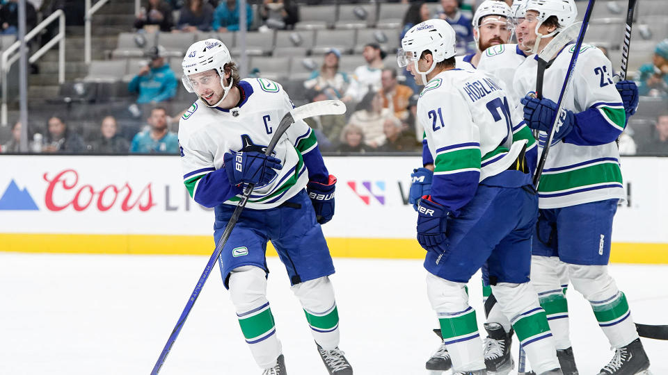 Quinn Hughes and the Vancouver Canucks are firing on all cylinders. (Photo by Andreea Cardani/NHLI via Getty Images)