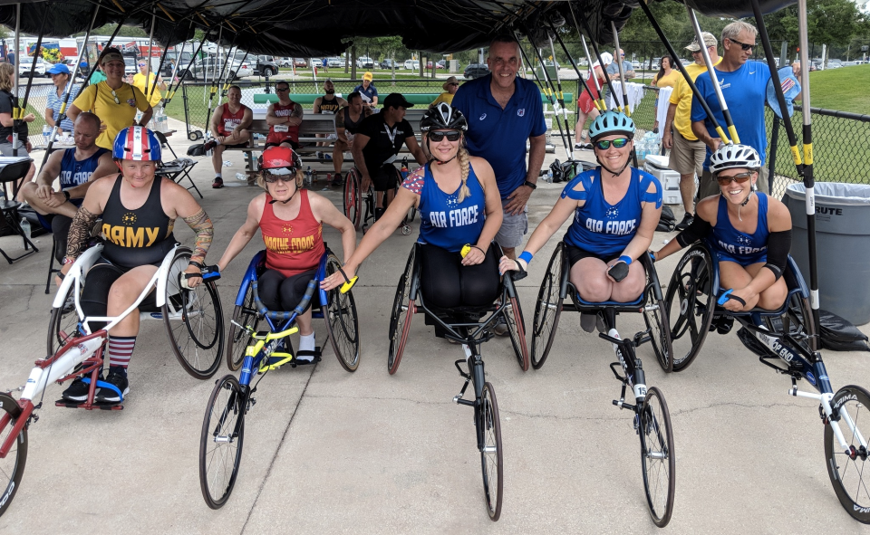 David Kirk coaches for the U.S. Olympic Committee and works with the Department of Defense to put together the Warrior Games for the wounded and injured veterans.