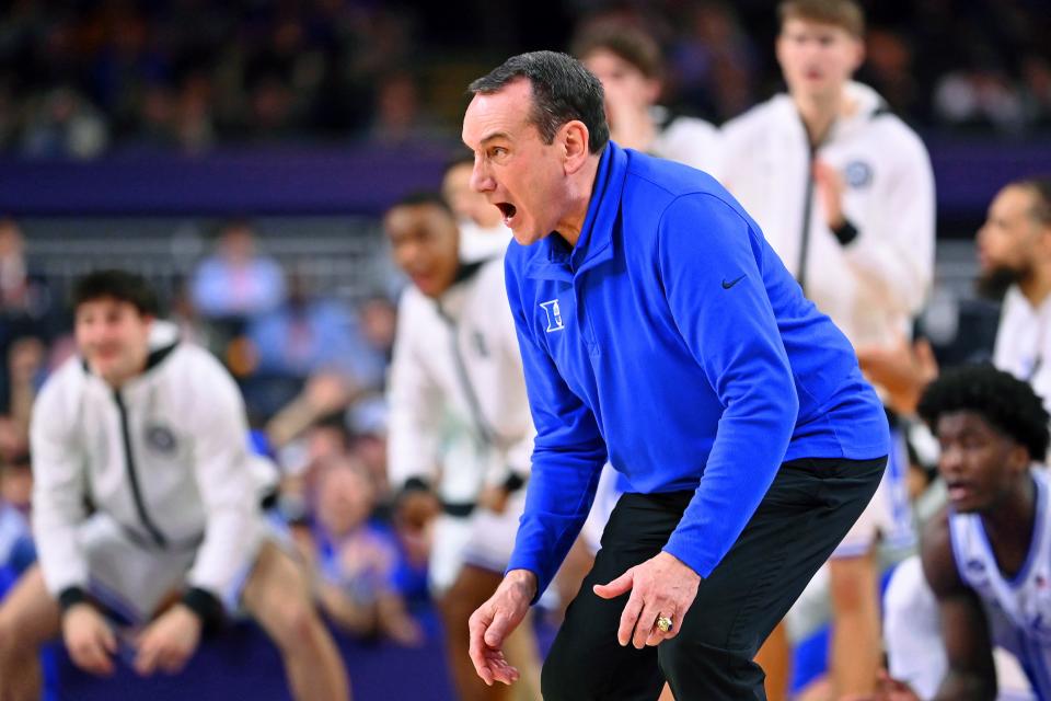 Mike Krzyzewski's 42-year tenure as Duke Blue Devils coach came to an end against longtime rival North Carolina in the Final Four of the men's NCAA Tournament.