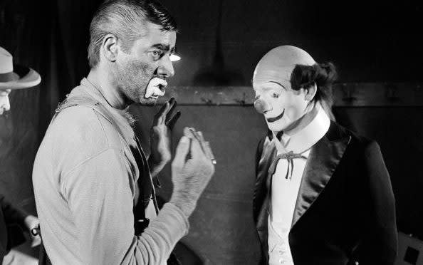 Lewis plays Doork, a washed-up circus clown, who is sent to a concentration camp