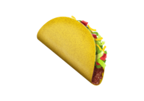 <p><a href="https://www.change.org/p/unicode-consortium-the-taco-emoji-needs-to-happen-2" rel="nofollow noopener" target="_blank" data-ylk="slk:You asked for it;elm:context_link;itc:0;sec:content-canvas" class="link ">You asked for it</a>; now you got it. The taco emoji is appropriate for making dinner plans <i>or</i> responding to eggplant (or hot dog) propositions. (Sorry again.)</p>