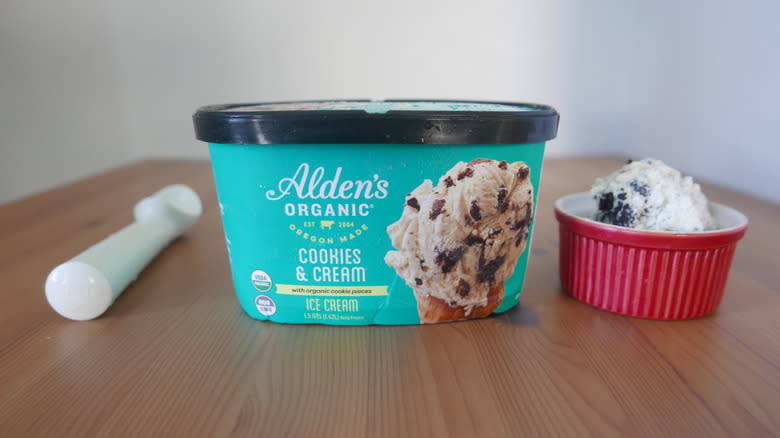 Alden's organic ice cream