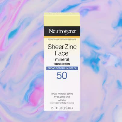 Neutrogena Sheer Zinc Face mineral sunscreen (SPF 50)