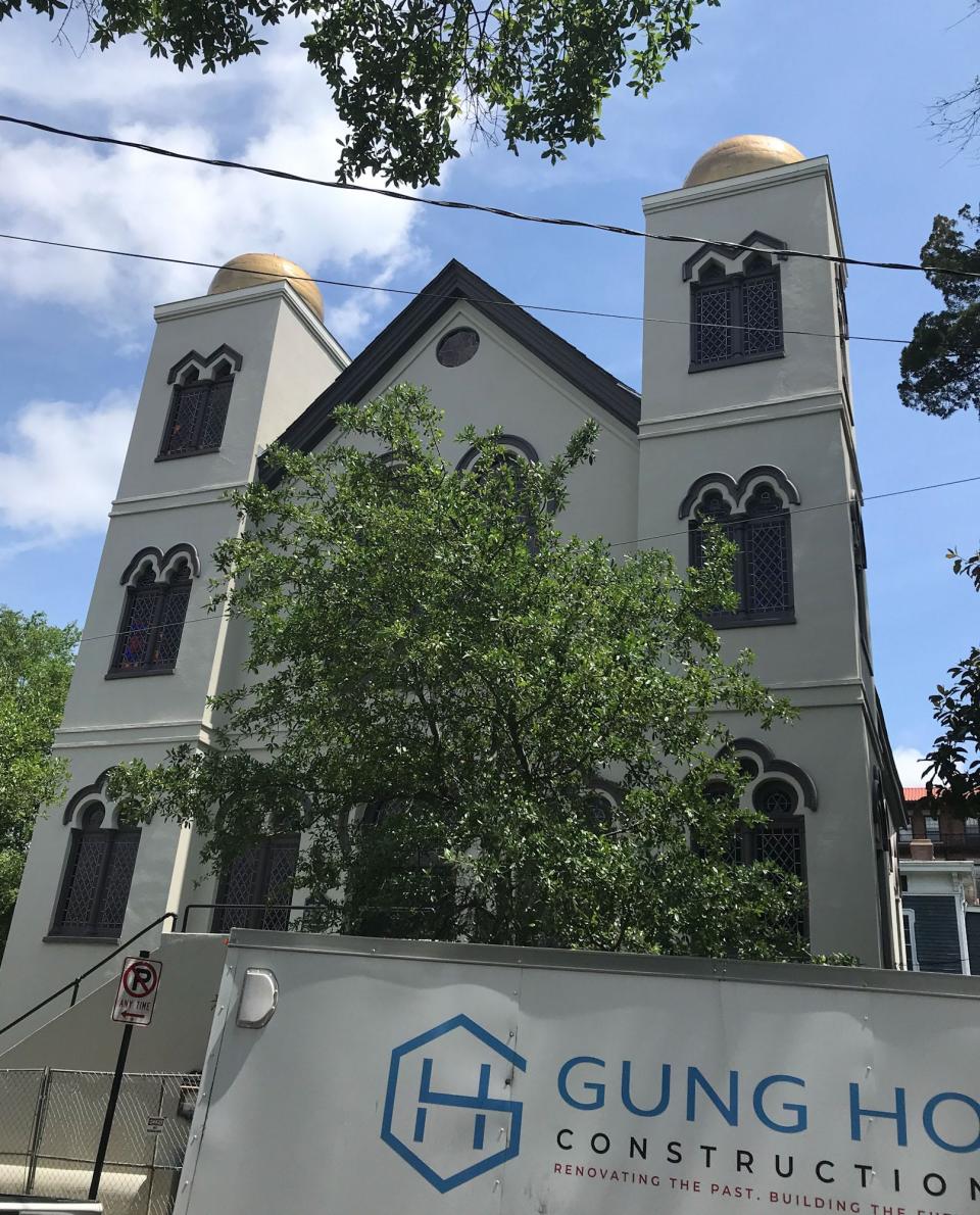 Renovations have begun at Wilmington's historic Temple of Israel synagogue, Fourth and Market streets downtown.