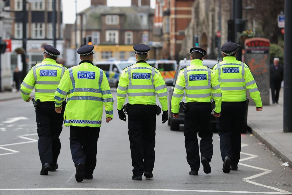 Police activity at the scene following the terror attack (PA Archive)