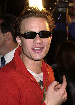 Heath Ledger at the Westwood premire of 20th Century Fox's Say It Isn't So