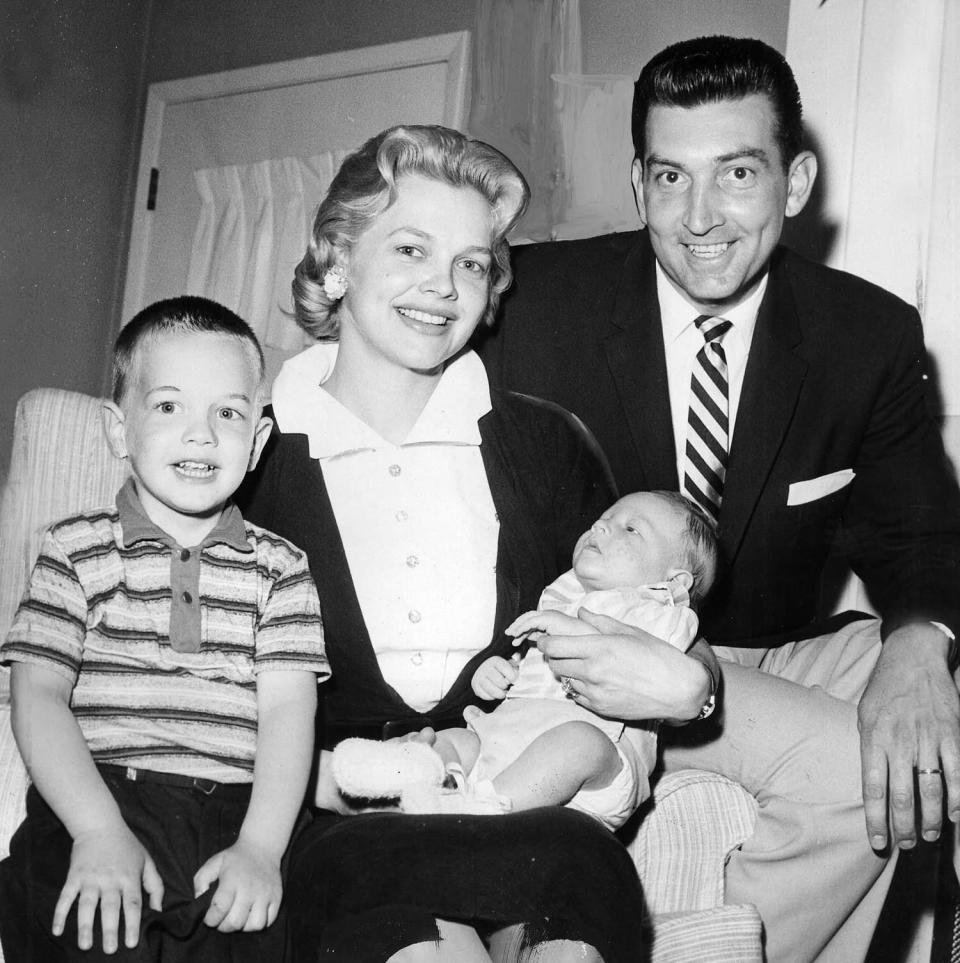 Charley Wolf, pictured here with his wife, Loraine, and their two young sons, Marty and Steve, died on Saturday, Nov. 26, 2022, at the age of 96.