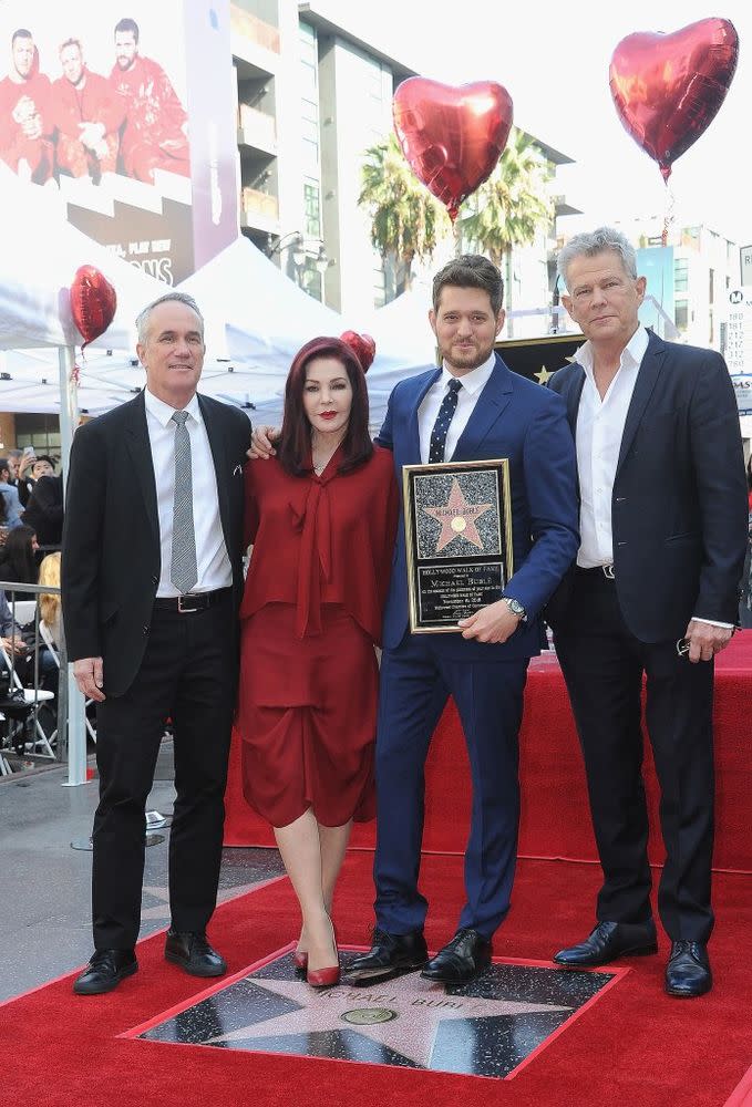 Michael Buble Accepts Star on Hollywood Walk Of Fame