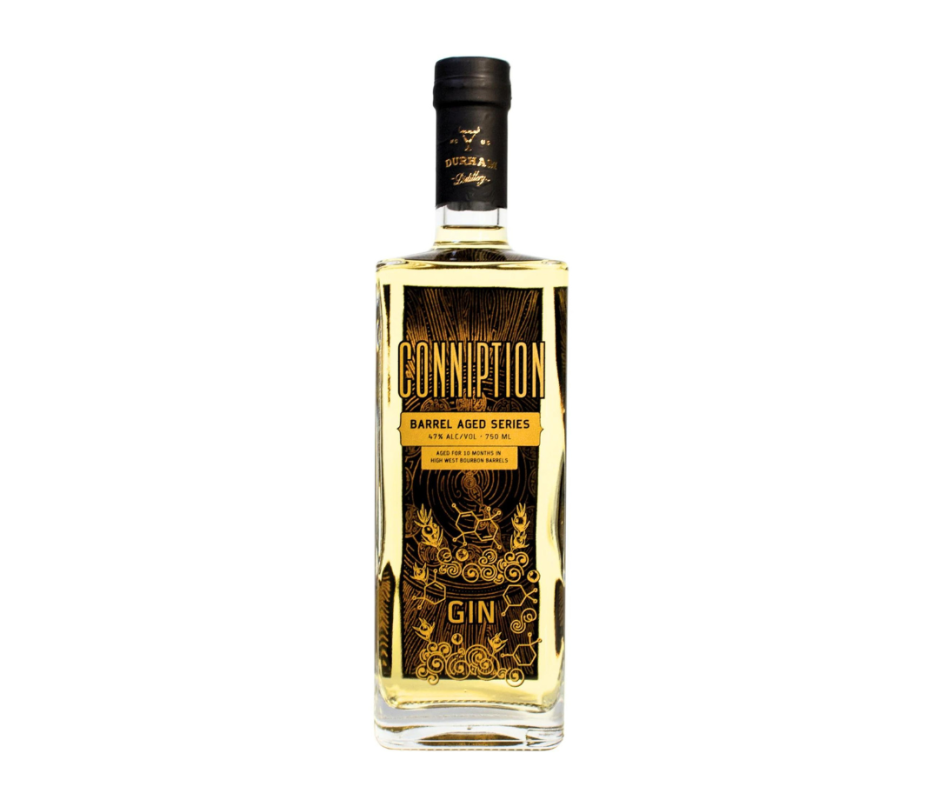 <p>Courtesy Image</p><p>Most gin is unaged, but every fan of the spirit should try a barrel-aged expression like this. Durham Distillery in North Carolina just released the second edition of its Conniption Barrel Aged Gin, which spent ten months maturing in bourbon barrels from Utah’s High West Distillery. That added notes of caramel and vanilla to the palate, which is flavored by botanicals like juniper, caraway, coriander, and fig. Sip this gin neat, or try it in a classic gin cocktail like a Negroni or Martinez.</p>