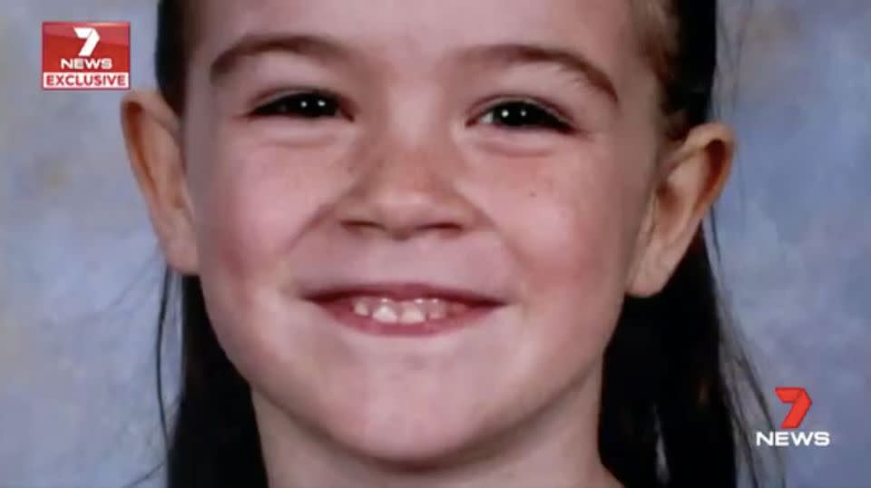Chloe Hoson was only five years old when she died. Source: 7 News