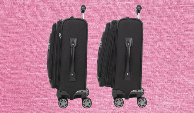 TravelPro Black Nylon 50in Expandable Garment Bag - 2-Wheel Rolling Luggage