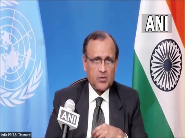 India's Permanent Representative to United Nations TS Tirumurti. (ANI)