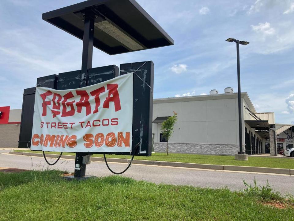 Fogata Stree Tacos is expected to open soon in the Century Market Plaza at 810 Ga. 96 in Warner Robins.