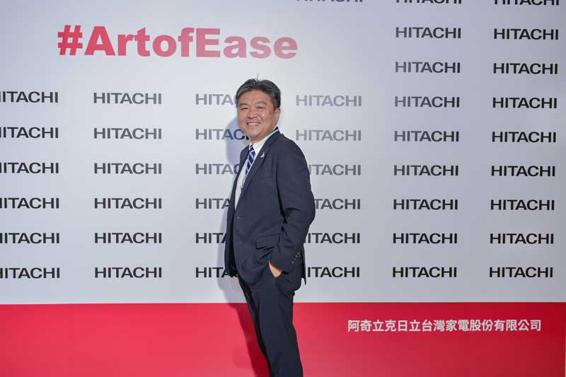 阿奇立克日立社長荻原恵司，期待引領各世代消費者體驗 「ART OF EASE」概念家電，提升日常生活品質。（阿奇立克日立提供）