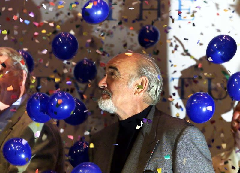 FILE PHOTO: Scottish actor Sir Sean Connery opens the new Byre Theatre in St Andrews