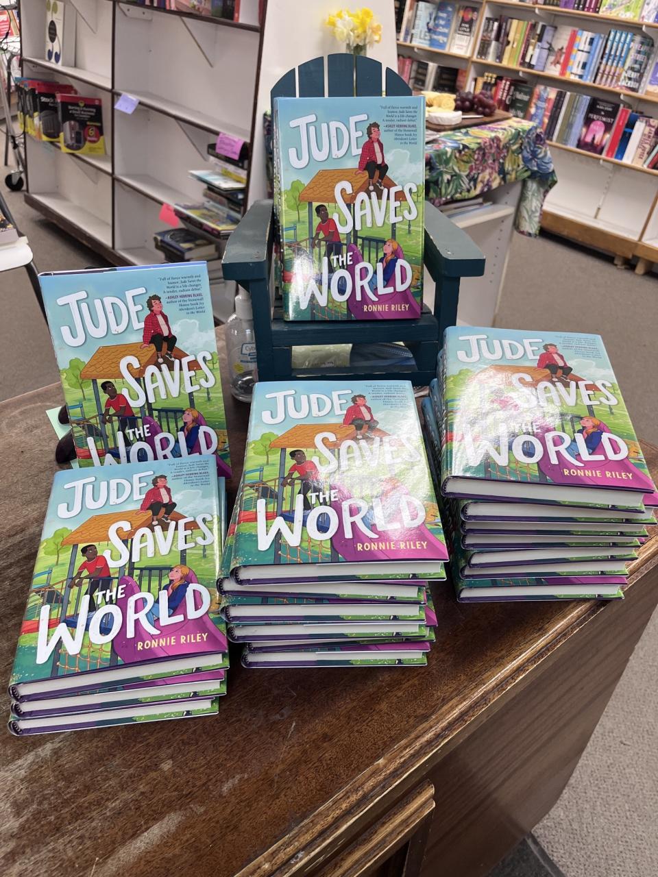 Jude Saves the World by Queer Non-Binary Canadian Author, Ronnie Riley - available now.