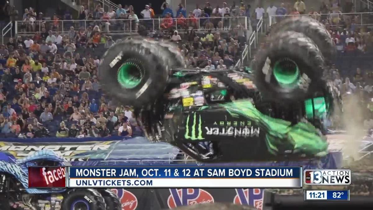 First Monster Jam event at Sam Boyd Stadium