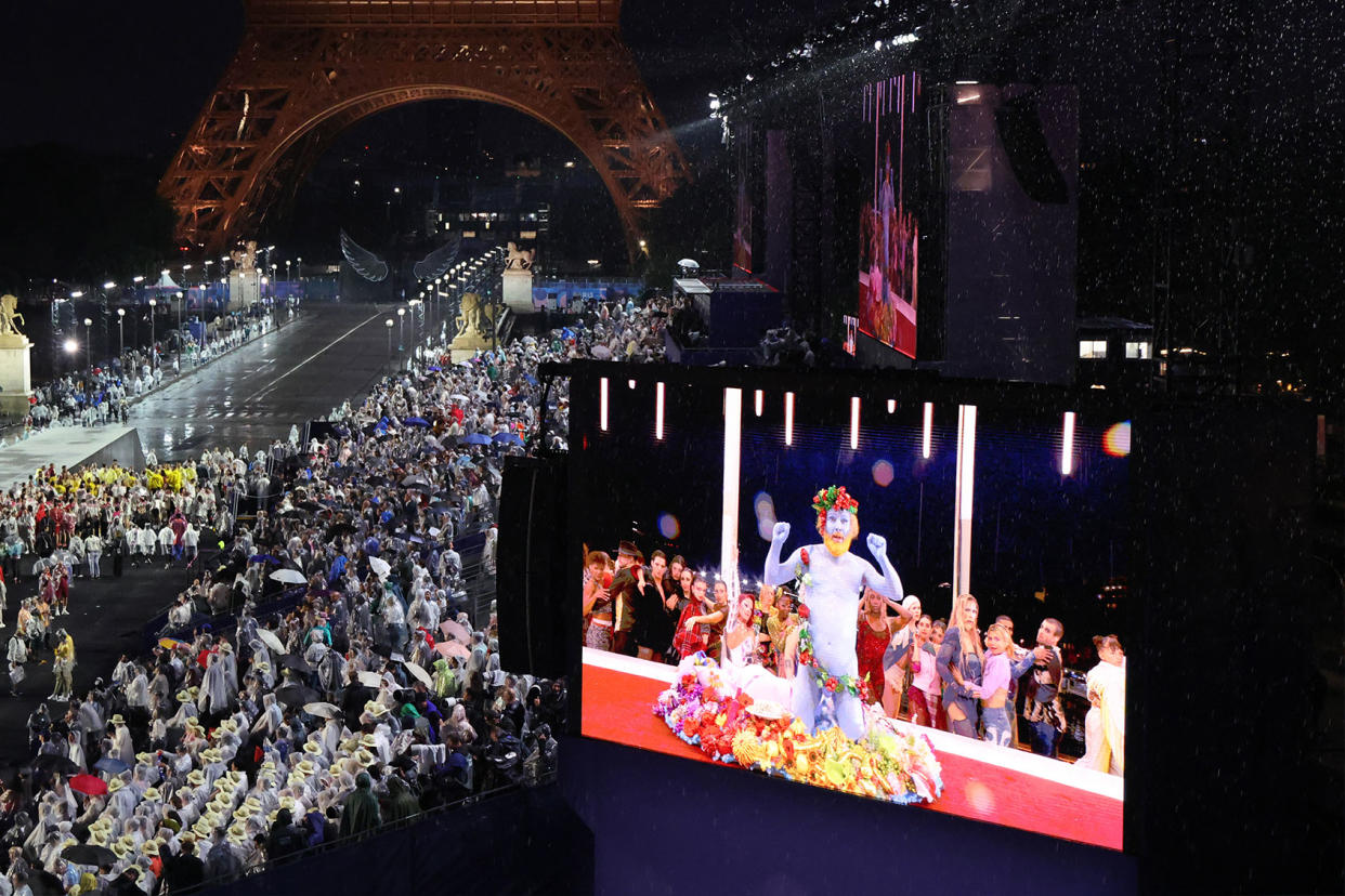 Philippe Katerine performance Olympics 2024 Opening Ceremony Ludovic Marin - Pool/Getty Images