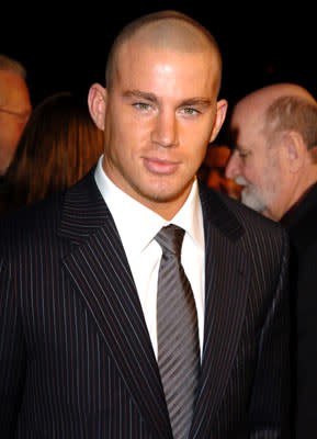 Channing Tatum at the Hollywood premiere of Paramount Pictures' Coach Carter