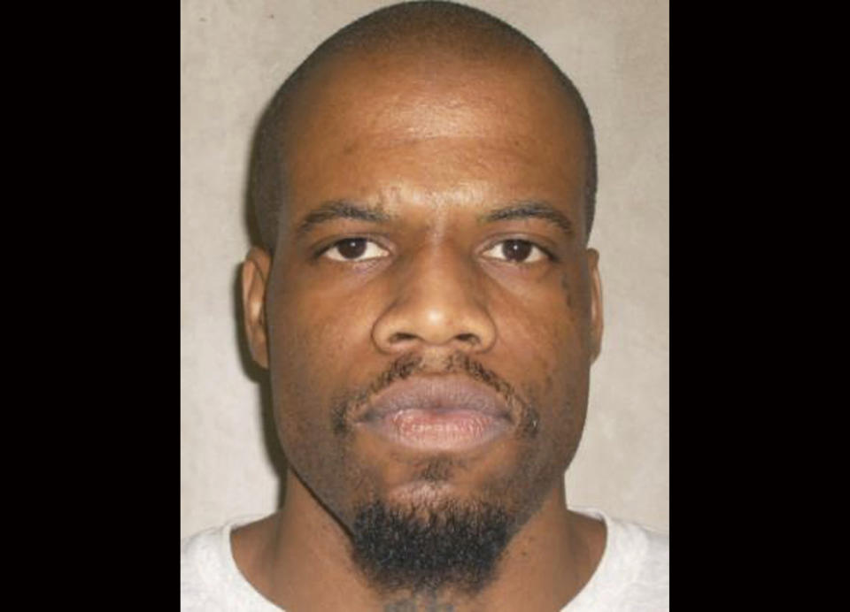 <p> FILE - This June 29, 2011 file photo provided by the Oklahoma Department of Corrections shows Clayton Lockett. Oklahoma prison officials halted the execution of Lockett Tuesday, April 29, 2014, after the delivery of a new three-drug combination failed to go as planned.. (AP Photo/Oklahoma Department of Corrections, File) </p>